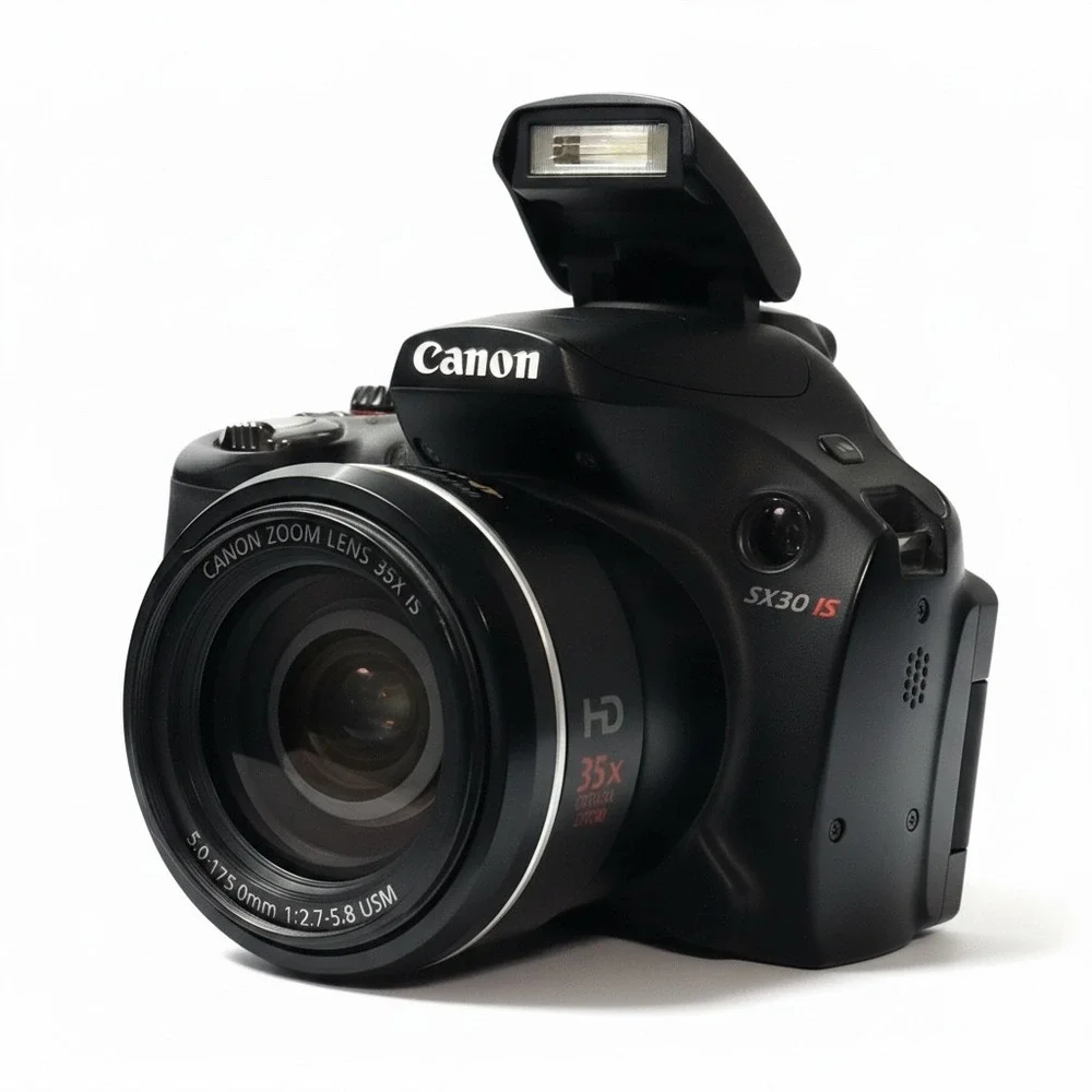 Canon PowerShot SX30 IS 14.1MP Digital Camera 35x Optical Zoom Black PC1560